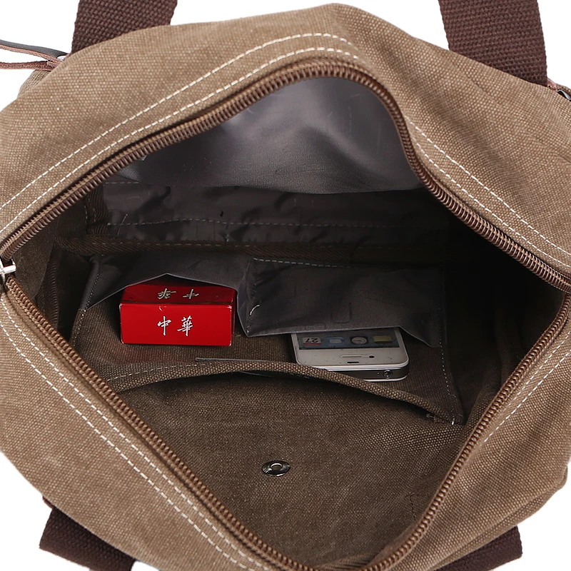 Роскошная брендовая холщовая мини сумка мужские холщовые сумки мессенджеры