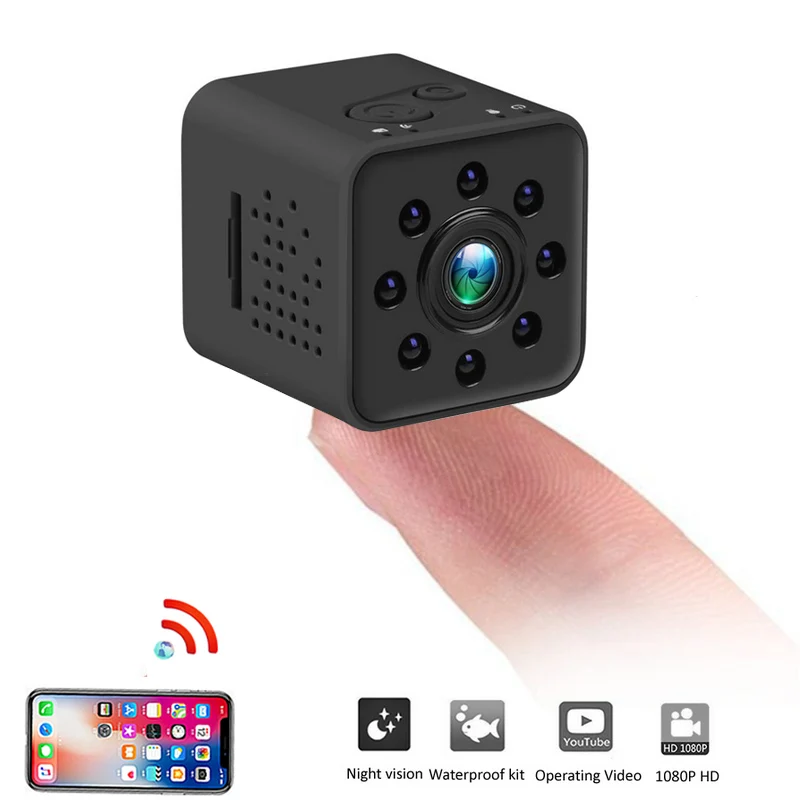 EKENCAM мини камера wifi SQ11 SQ12 SQ13 SQ23 FULL HD 1080P ночного видения водонепроницаемый корпус