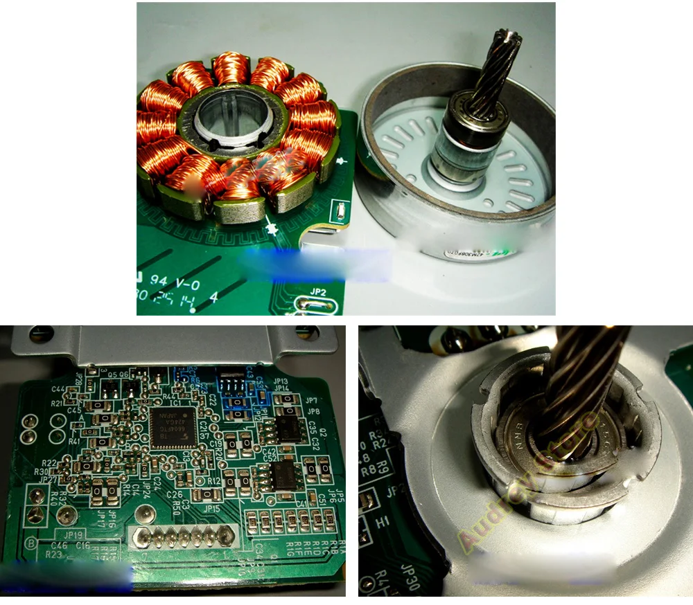 4600 об./мин 30 Вт а Φ A61DM103 PWM двойной шарикоподшипник вперед и обратный внешний ротор