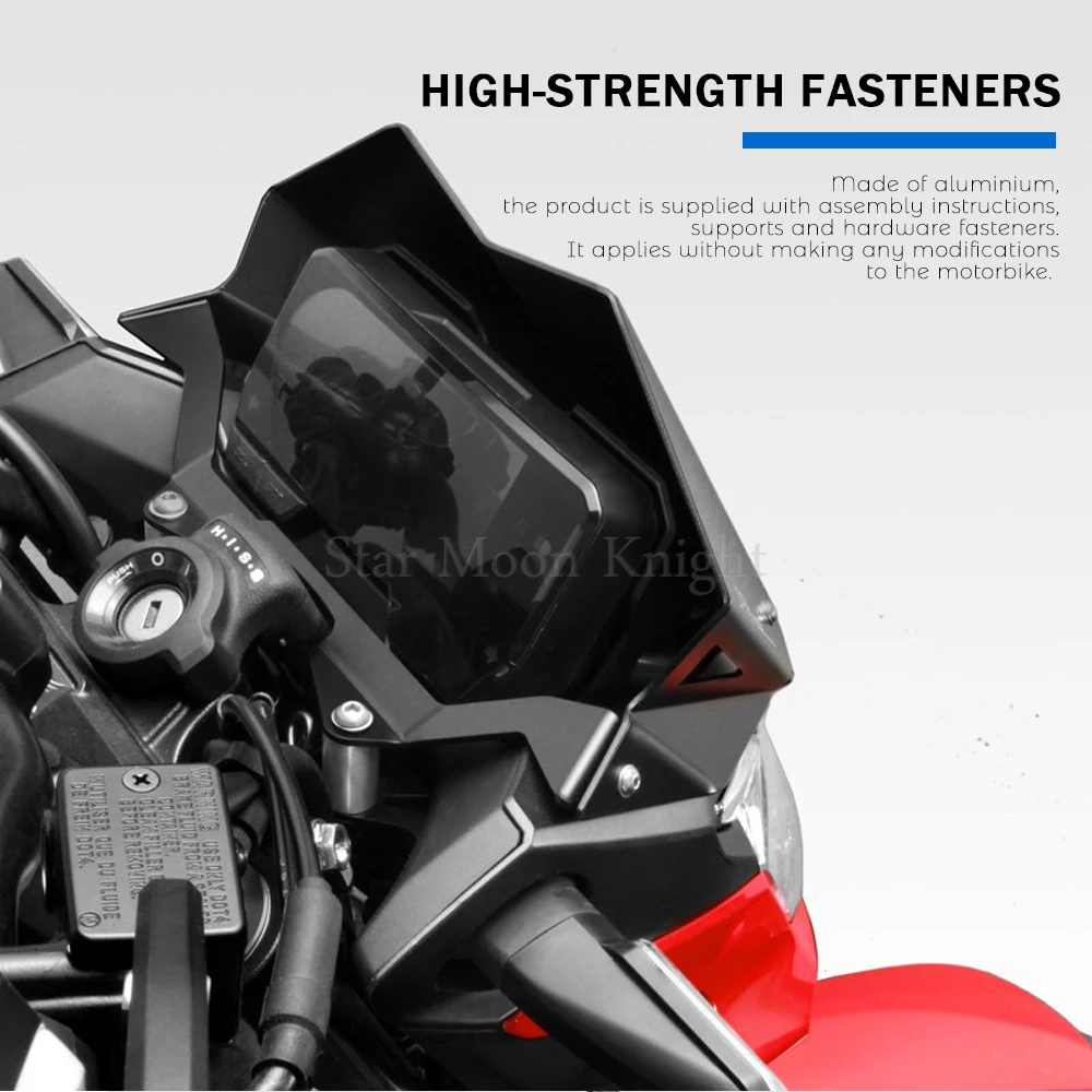 Аксессуары для мотоциклов алюминиевый ветровой экран ветровое стекло дефлектор