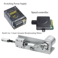 small diy design reciprocating linear actuator kit with switching power supplyspeed controller dc motor 12v 24v for sex machine