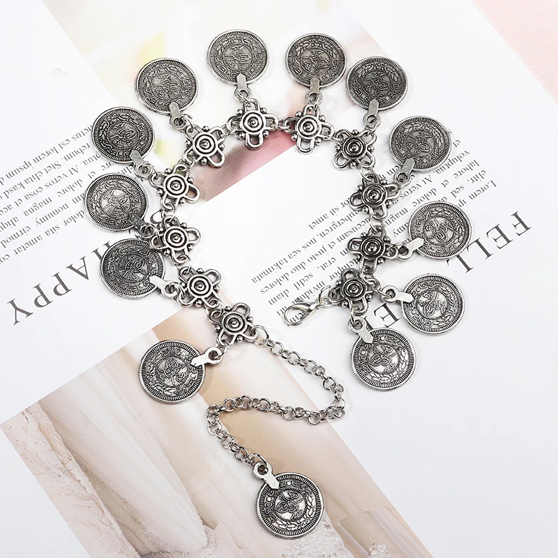 Браслет на ногу Sainio в винтажном стиле украшение для ног бохо подвеска пляжа