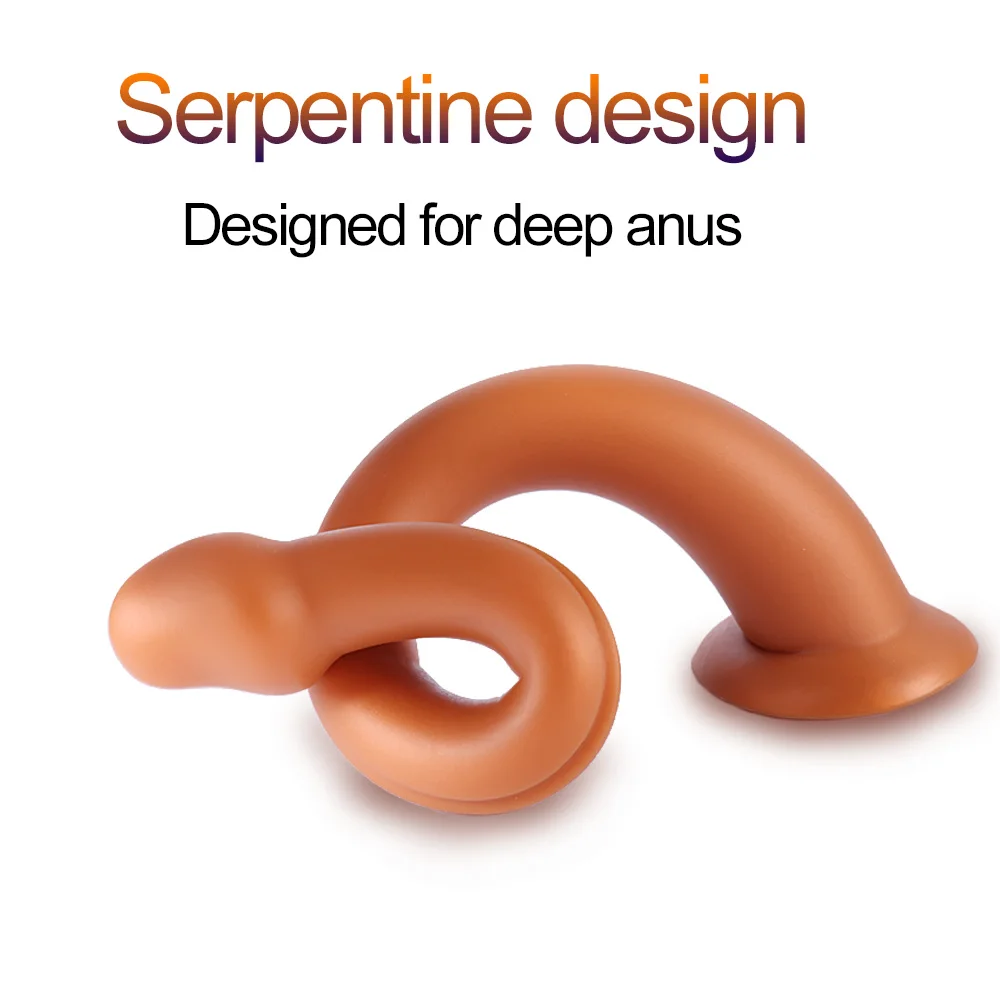 Мягкая длинная Анальная пробка огромная с присоской фаллоимитатор для анального