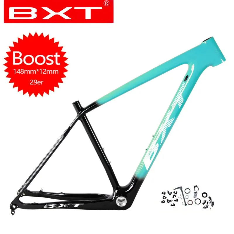 Рама BXT для велосипеда углеродная рама mtb 29er 29 карбоновая горного 142*12 или 148*12