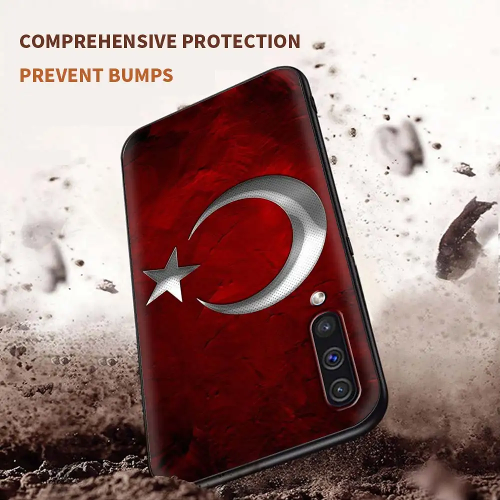 

Turkey Flag Soft Case for Samsung Galaxy A50 A51 A70 A71 A21s A10 A30 A20e A40 A20s A10s Silicone Capa Phone Cover