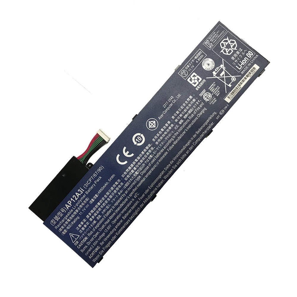 Оригинальный аккумулятор AP12A3i для ноутбука Acer Aspire W700 MA50 Tablet M3 M5 11 1 В 4850 Вт мАч |