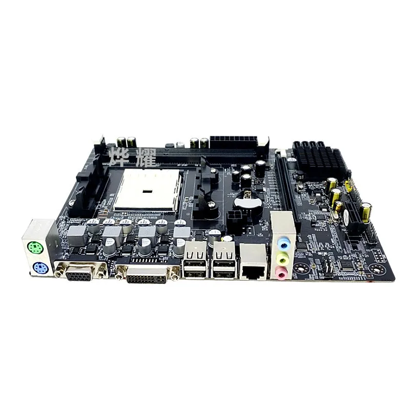 

The new A55 desktop motherboard A75 supports FM1 interface X4 631 641A10 A8 A4 dual-core quad-core CPU