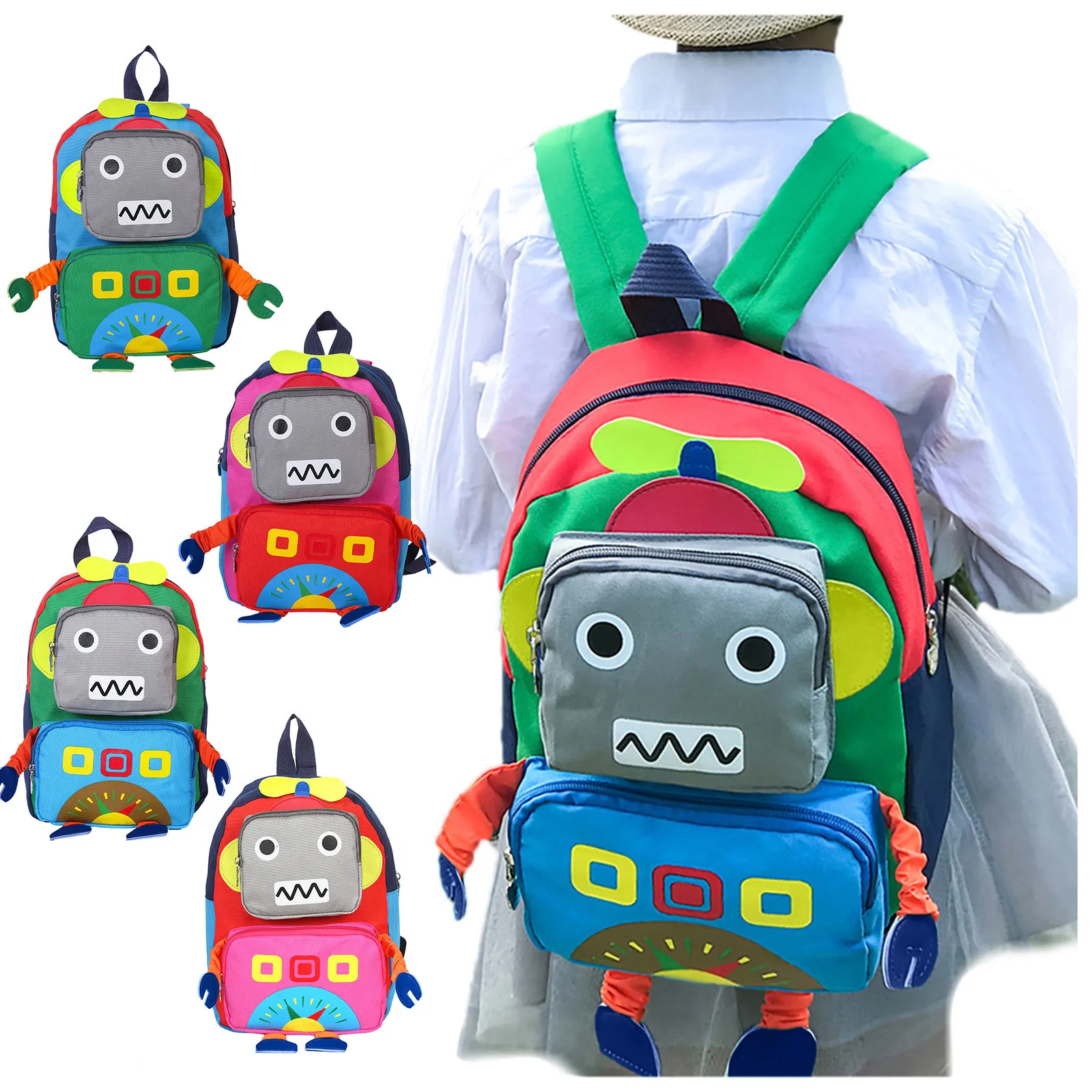 

Детские школьные ранцы, Модный милый рюкзак с животными из мультфильмов для малышей, детей дошкольного возраста, #40