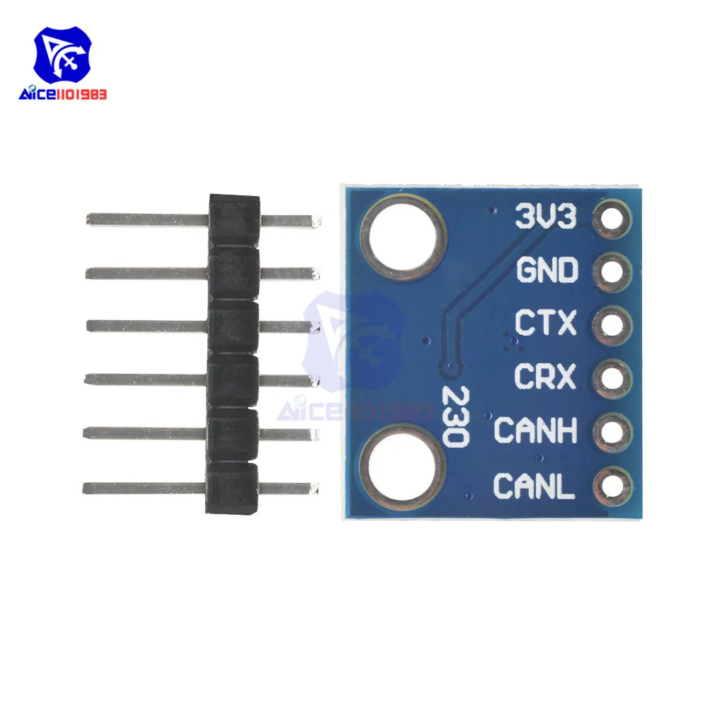 Модуль связи приемопередатчика шины CAN diymore SN65HVD230 для Arduino | Электронные