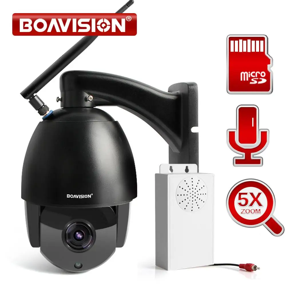 HD 1080P PTZ wifi IP камера беспроводная 5X зум HI3516C+ SONY323 2.0MP наружная купольная камера IR 60 м ONVIF двухстороннее аудио P2P CamHi