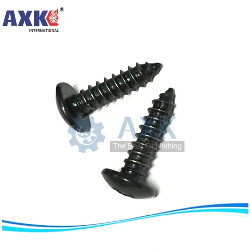 AXK Бесплатная доставка M4 M5 100 шт. Самонарезающий винт с Черной головкой| |