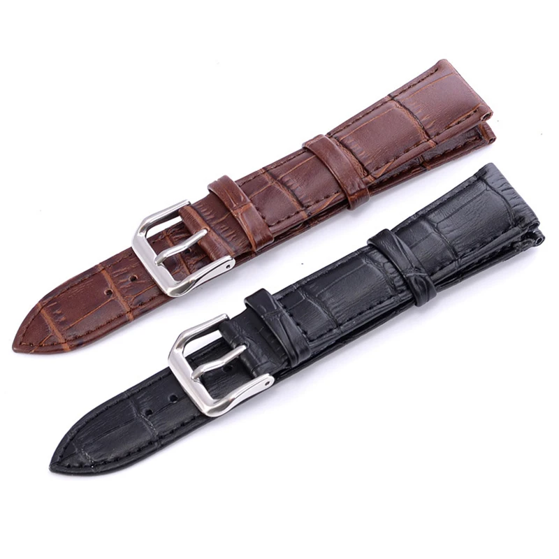 High Quality 12 14 16 18 20 22mm Watch Strap Genuine Band Accessories Leather Belt Watchbands | Наручные часы