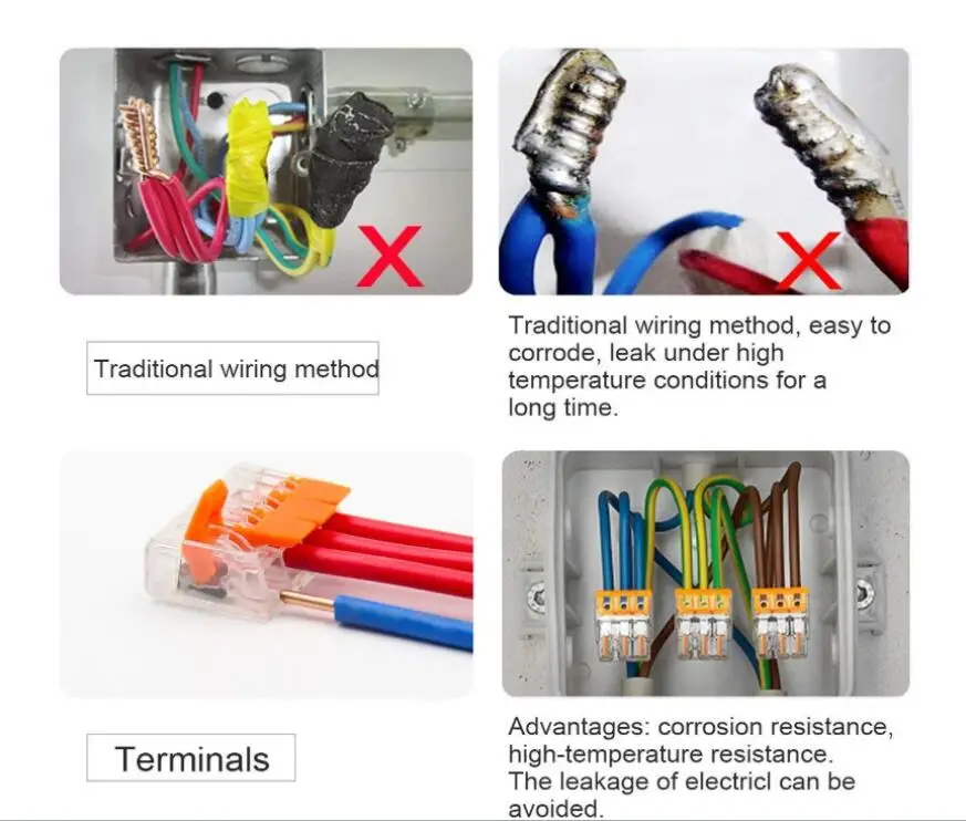 75 шт. для электрических разъемов Wago 221 Клеммный Зажим проводов многоразовый |