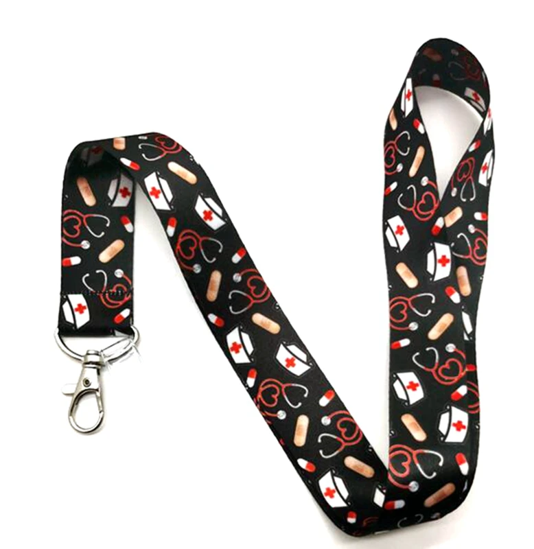 Новинка 1 шт. врач медсестра шейный регулируемый ремешок на шею для ключей ID карты