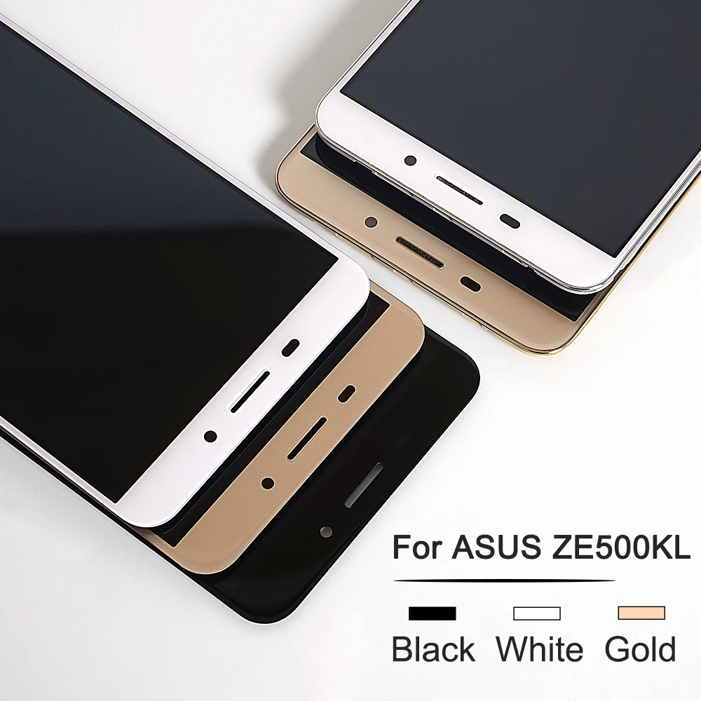ЖК дисплей 5 дюйма для Asus Zenfone 3 Laser ZC551KL Z01BD сенсорный экран с рамкой ASUS ZenFone3