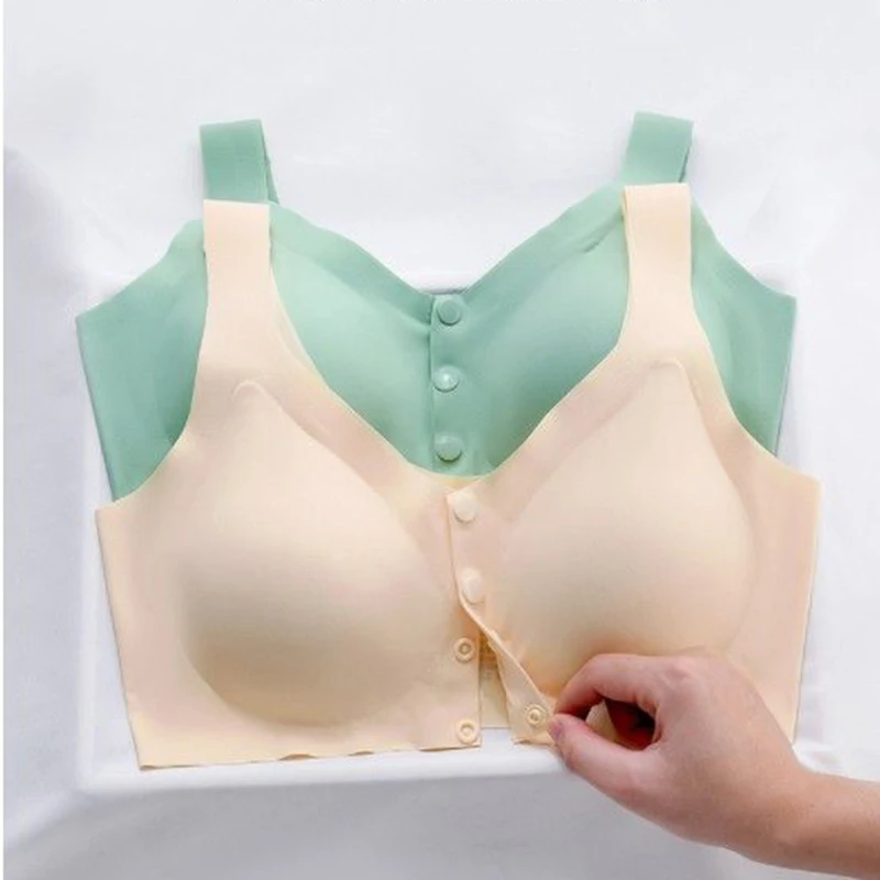 

Женское Нижнее Белье для беременных женский бюстгальтер с открытой грудью бюстгальтер для кормления однотонный Бюстгальтер для кормления ...