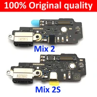 100 original for xiaomi mi mix 2s 2 s mix2s dock connector usb charger charging port flex cable board with microphone micro