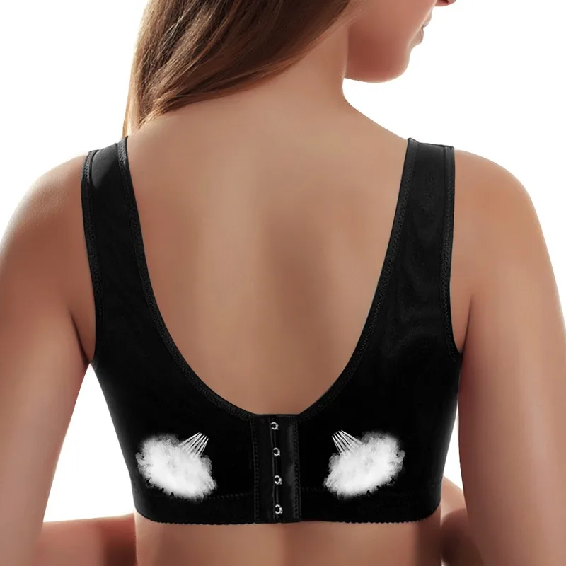 

Women adjustment Buckle 2021 Bra Wire Free Plus Size Underwear Widened Shoulder Straps Brasieres Comfort Breast Cover Female