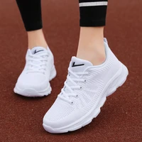 2021 hot sale running shoes women breathable mesh gym trainers sneakers female fashion casual walking shoes soft sport sneakers