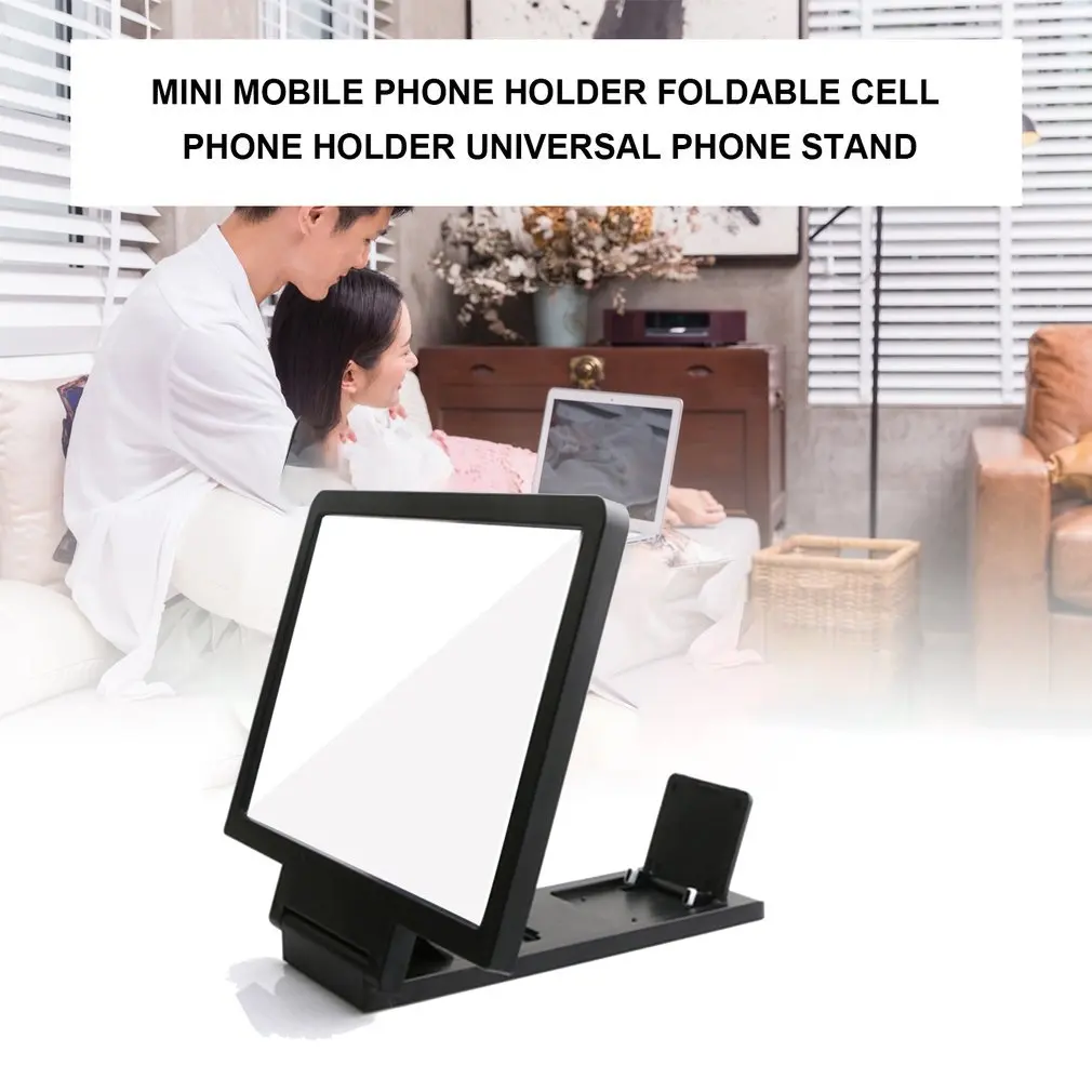 

Desk Holder Tablet Mobile Phone Holder With Shock-proof Silicone Pad Plastic Cell Phone Holder Stand Mount Random Color