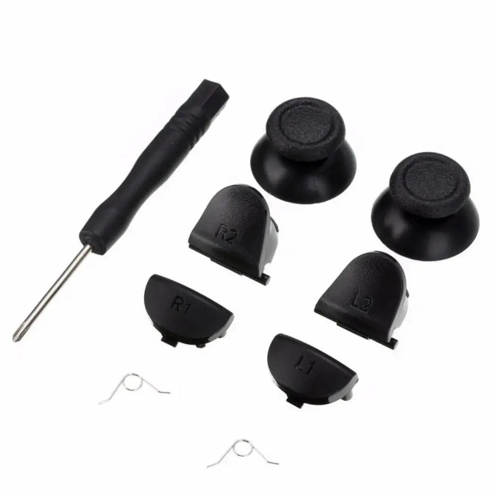 

Bluelans Thumb Sticks L1/R1 L2 R2 Trigger Buttons Kit Repair Tool for Sony PS4 Controller