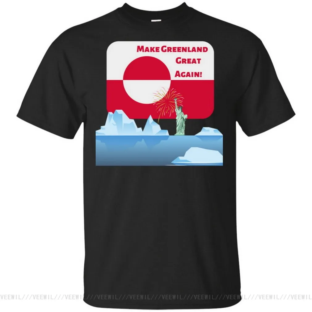 Футболка с принтом Дональда Трампа сделай Гренландию потрясающе еще раз