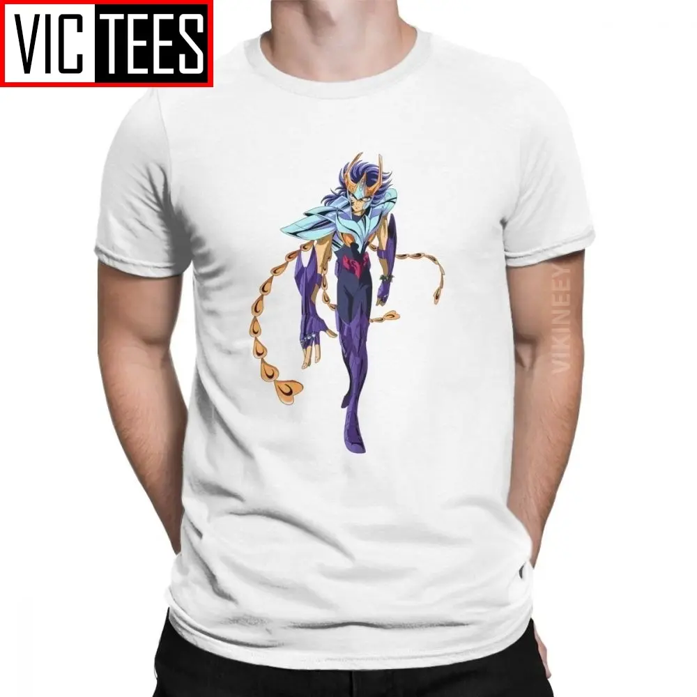 Men T-Shirt Phoenix Funny Cotton Knights of the Zodiac Saint Seiya 90s Anime Tshirt Crewneck Camisas Hombre Winter