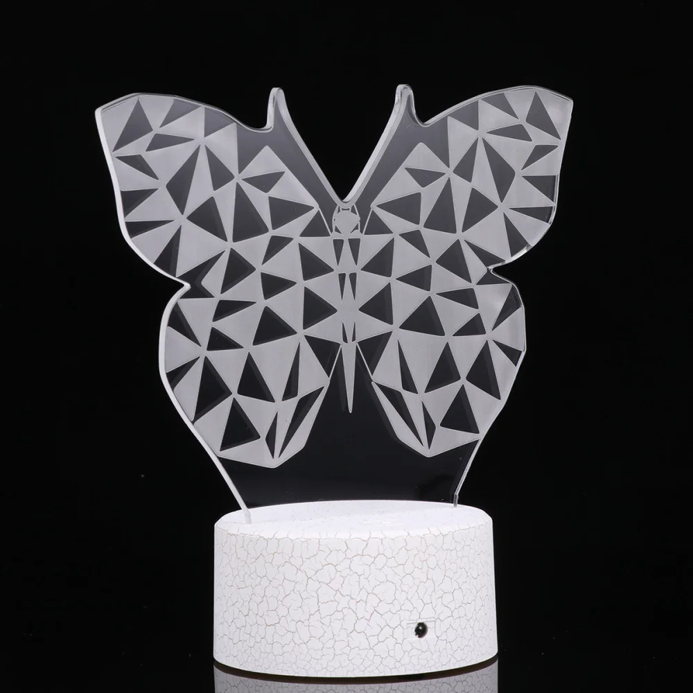 

1pc Colorful Night Light LED Visual Light Shape Design Night Lamp