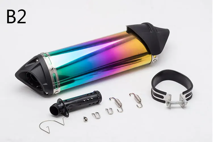 Универсальный 35 мм мотоцикл модифицированный Кобра треугольная выхлопная труба