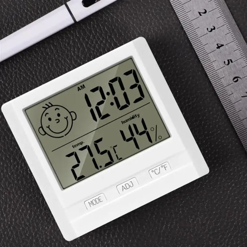 

Digital Thermometer Hygrometer Indoor Temperature Humidity Outdoor Temperature Measurement for Home Office (without Battery)