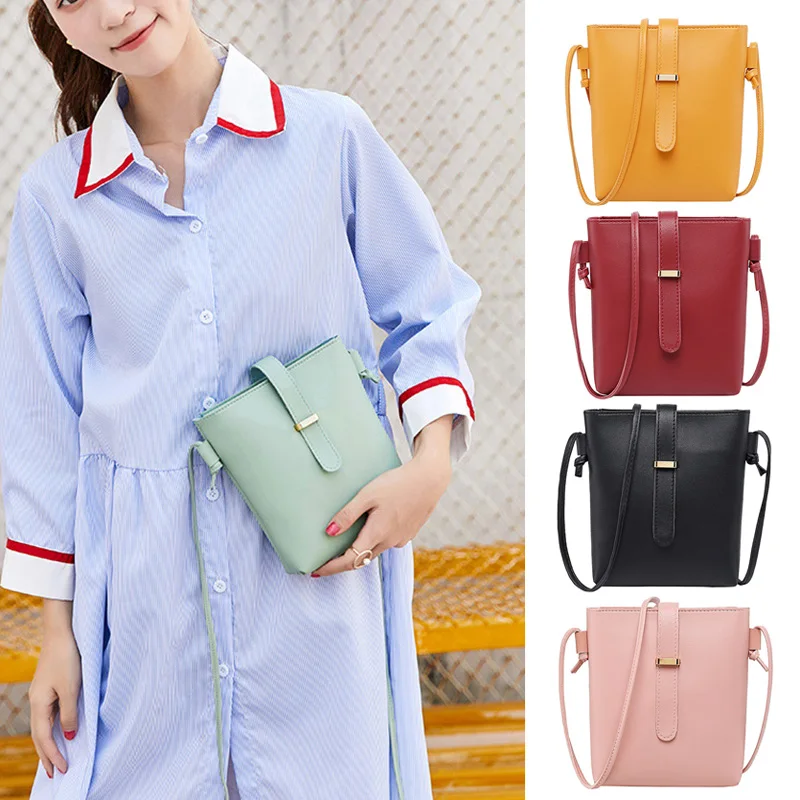 Women Bucket Bag PU Leather Zipper Crossbody Shoulder Messenger for Daily Best Sale-WT | Багаж и сумки