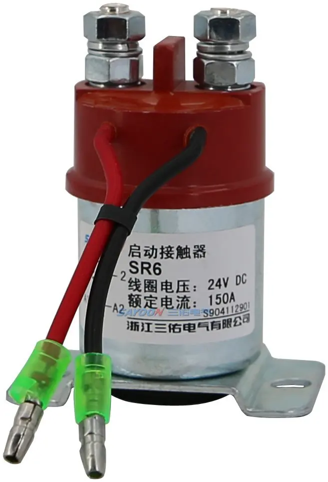 SR6 DC контактор DC6V 12v 24V 36V 48V 60V 72V 150A используется для электрических транспортных