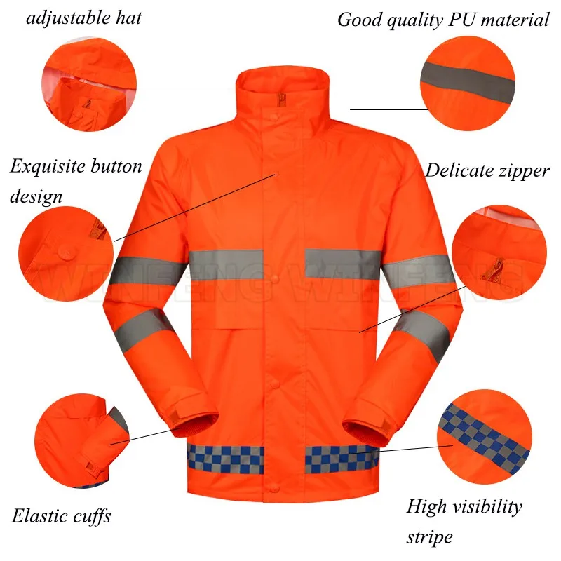 Светоотражающий Комплект одежды для мужчин и женщин рабочая одежда жакет