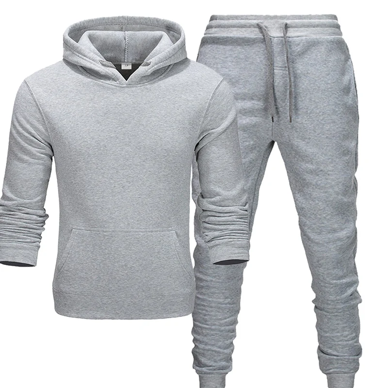 

Tracksuit Men Set Set Two Pieces Man Sportswear Zipper Hoodie+Pants Sport Suits Casual Sweatshirt+Sweatpants Men's Clothing Sets