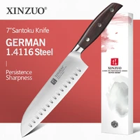 xinzuo 7 inch santoku knife german din1 4416 steel kitchen knife sharp stainless steel japanese style chef knives kitchen tool