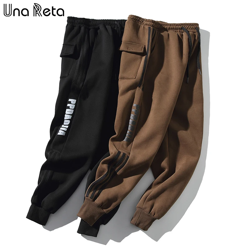 Мужские брюки карго Una Reta повседневные спортивные в стиле хип хоп уличные для