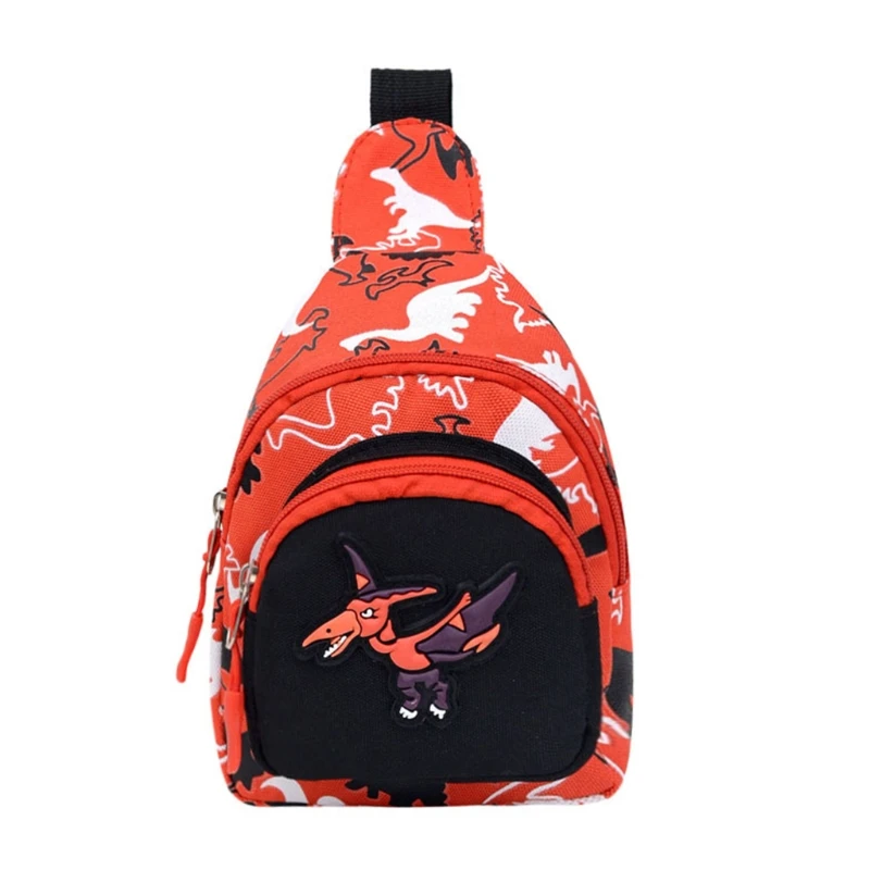 

CPDD Portable Children's Shoulder Bag Boys Girls Lovely Dinosaur Chest Bag Fashion