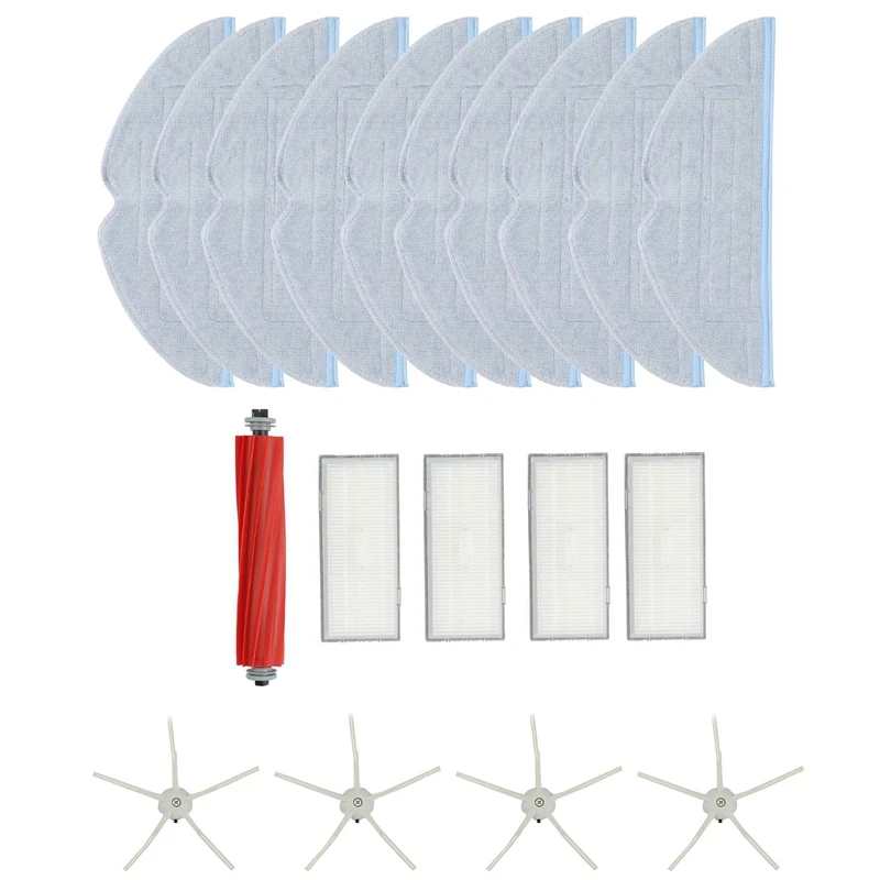 

For Xiaomi Roborock S7 S70 S75 S7max S7maxv T7S HEPA Filter Roller Brush Vacuum Cleaner Spare Parts Side Brush Mop Rag
