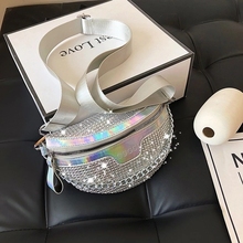 Bolsos cruzados con diamantes para mujer...