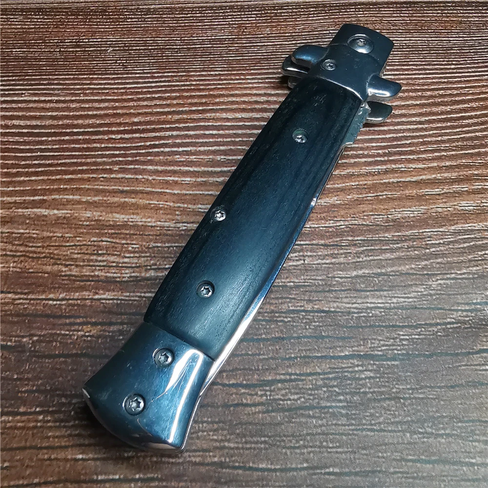 Складной нож 9CR18MOV быстрооткрывающийся портативный тактический карманный Клинок