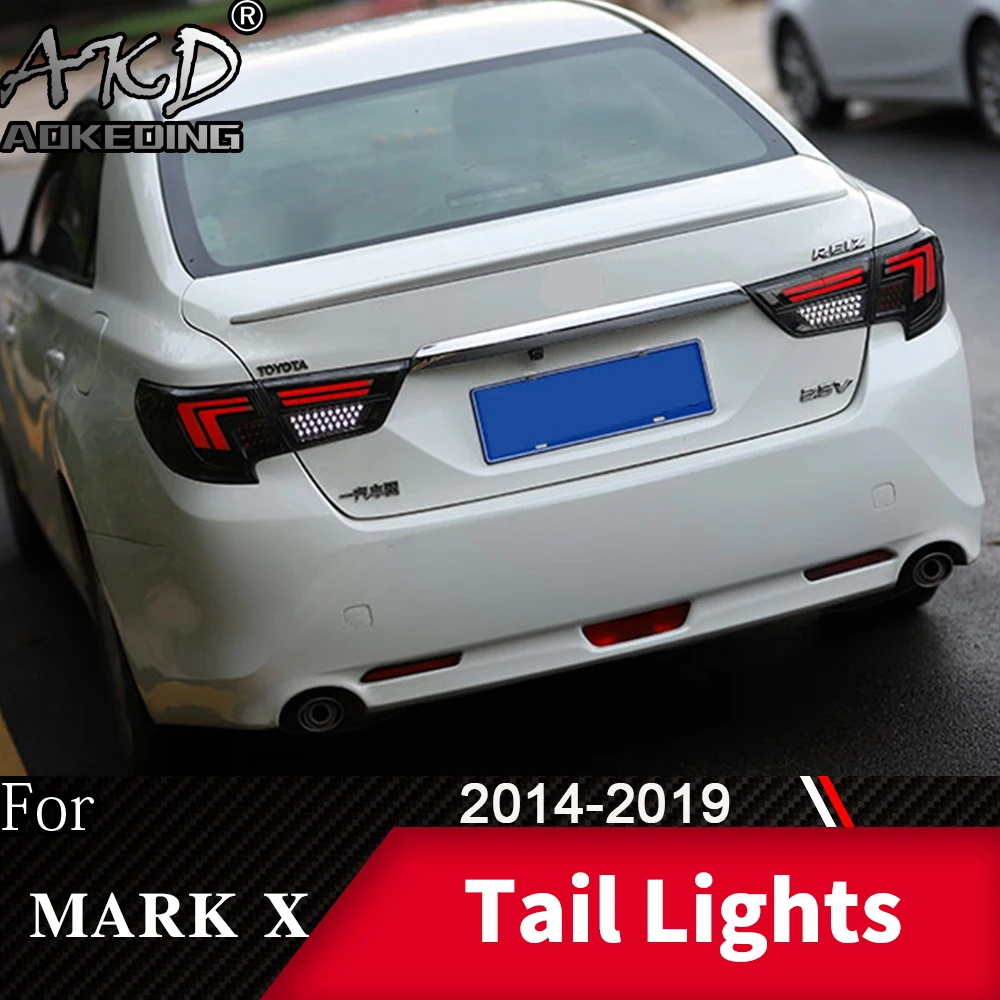 

For Car Toyota mark X Reiz 2013-2017 Tail Lamp LED Fog Lights Day Running Light DRL Tuning Car Accessories Tail Lights