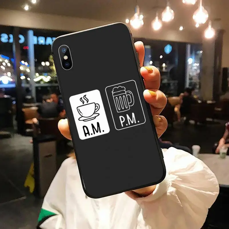 

Coffee Wine Cup design pattern shell high quality Phone Case for iPhone 11 12 pro XS MAX 8 7 6 6S Plus X 5S SE 2020 XR