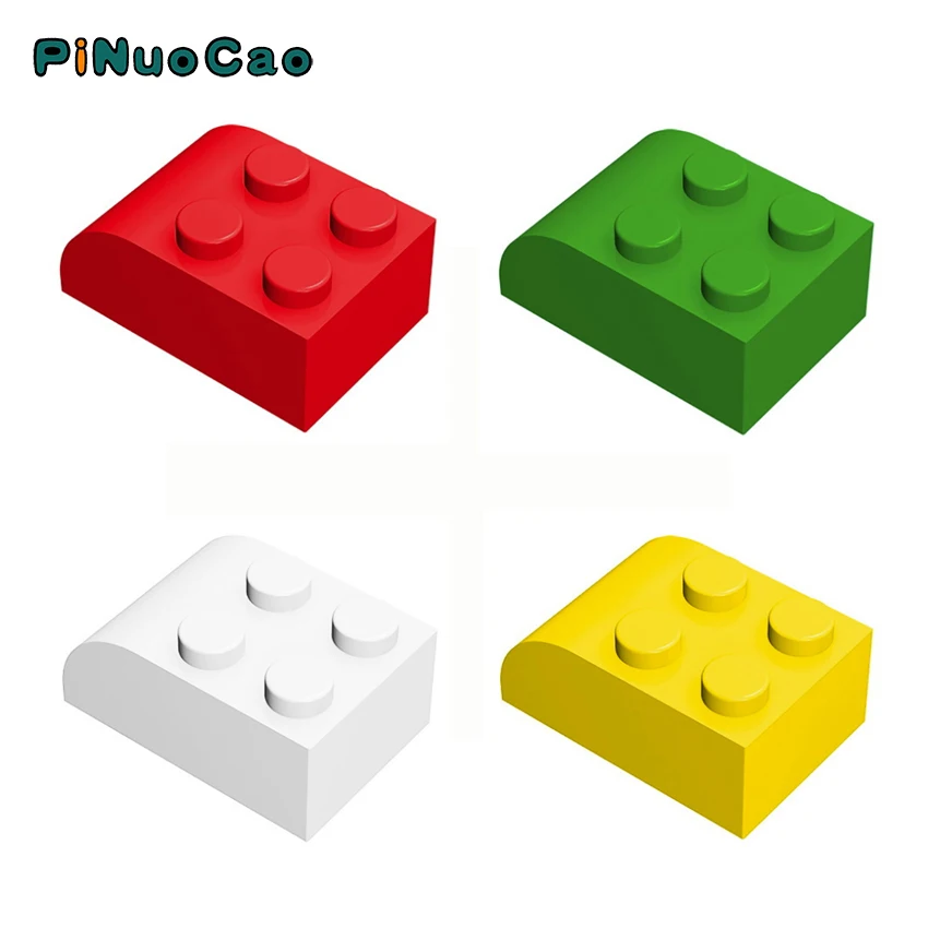 

PINUOCAO 6215 10pcs/Lot Brick 2x3 With Curved Top Building Blocks MOC Parts Toys For Kids Compatible Major Brands