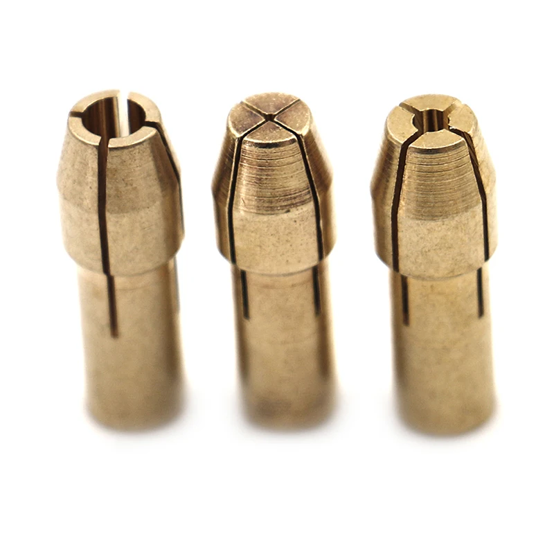 

10Pcs Mini Drill Chucks Adapter Mini Drill Chucks Chuck Adapter Micro Collet Brass For Power Rotary Tool 0.5mm-3.2mm