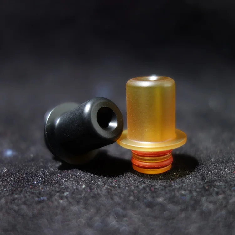 1 шт. 510 MTL капельный наконечник Pei Pom с двойным кольцом Vape аксессуар для Coppervape Ubertoot