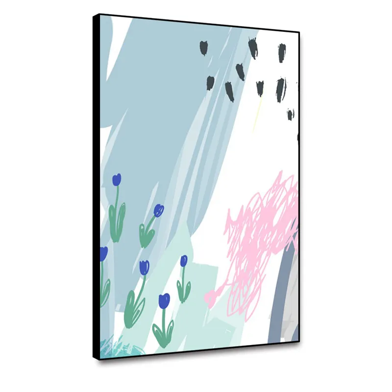 

Abstraction Adornment Picture Colorful Contemporary Contracted Draw Core Personality Colorful Plants Spray Painting Oil Canvas