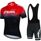 Новинка 2022, велосипедный комплект STRAVA, велосипедная команда с коротким рукавом, Майо, Мужская велосипедная футболка, Летний дышащий комплект одежды для велоспорта