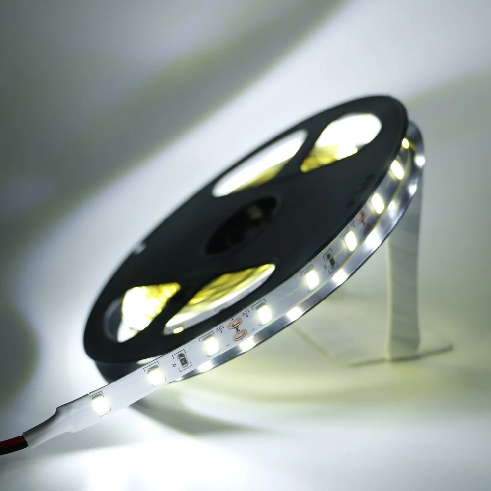 5m RGB Светодиодные ленты светильник 5050 5630 5730 3528 2835 SMD 60 Светодиодный s/M Светодиодные ленты e строка гибкая лента светодиодный лента не обладает водонепроницаемостью: лампада - Испускаемый цвет: Белый
