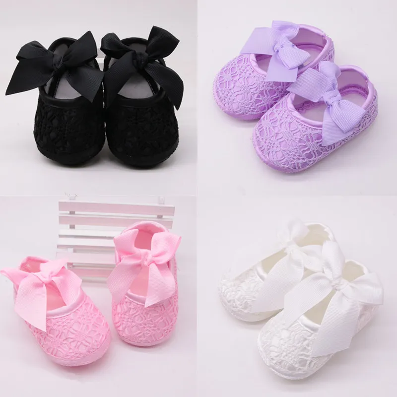 

Baby Shoes Baby Girl Soft Shoes Soft Comfortable Bottom Non-slip Fashion Bow Shoes Crib Shoes 2021