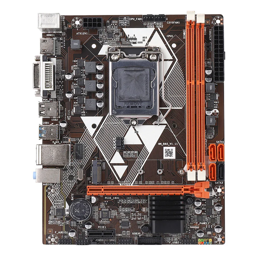 

B85 Computer Motherboard M-ATX DDR3 USB 3.0 SATA 3.0 HDMI-Compatible+DVI+VGA Desktop Mainboard for LGA 1150 i3 i5 i7